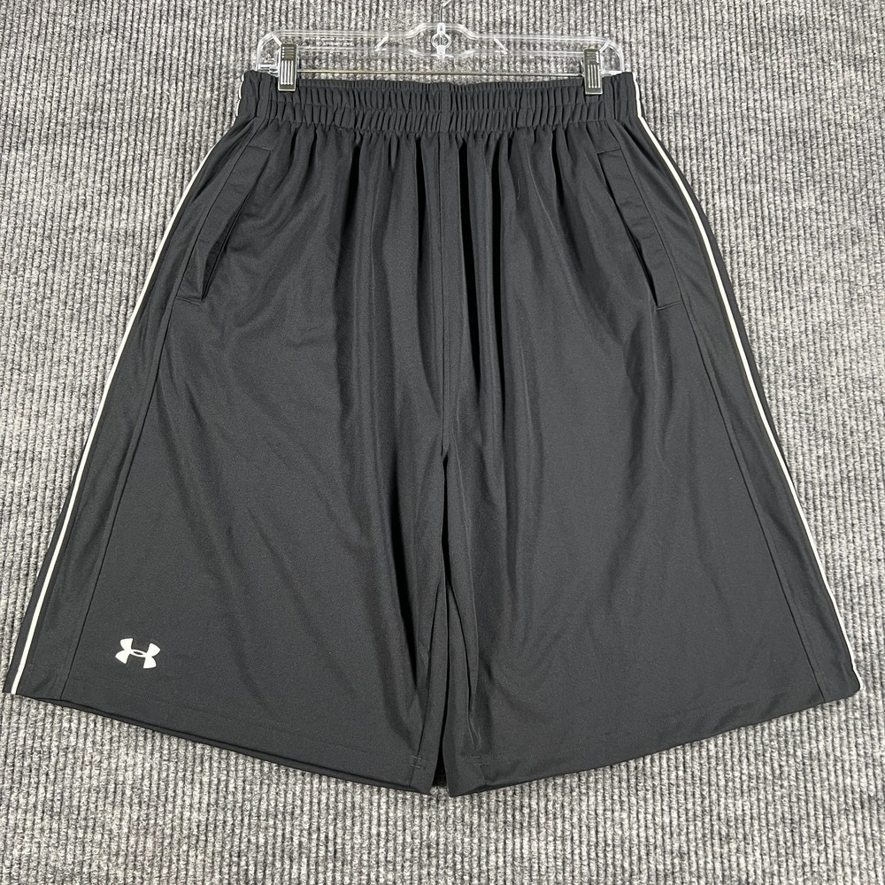 Under Armour Shorts Mens Medium Black Athletic Workout Casual Performance New